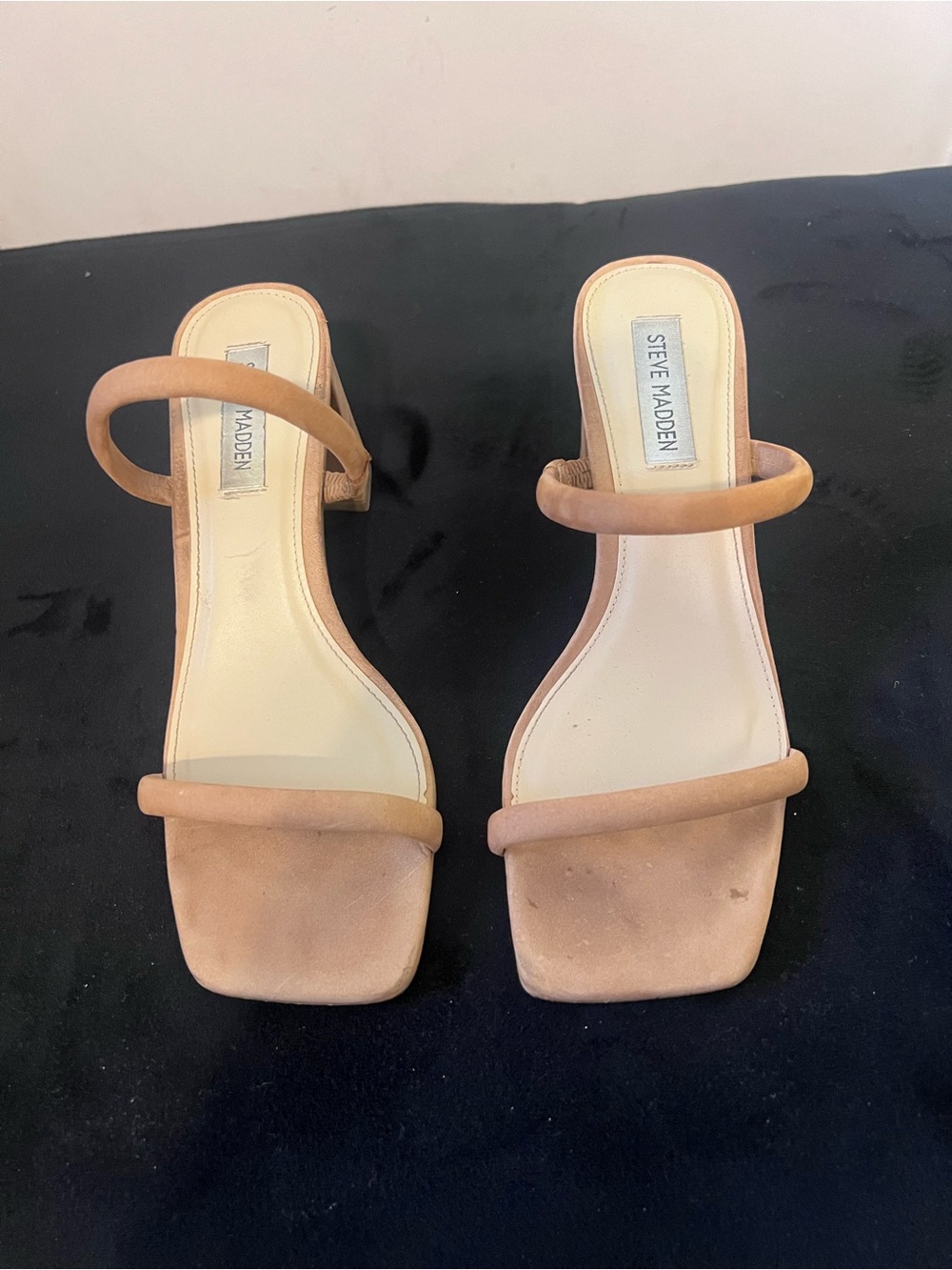 Steve Madden - Nude Chunk Heel Sz.7
